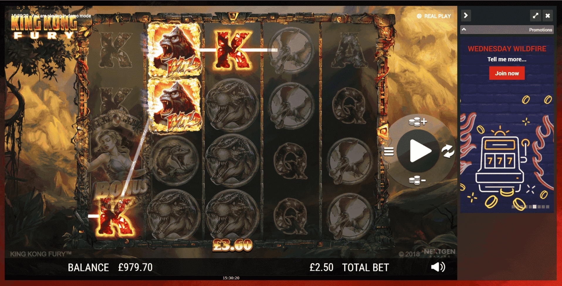 290 € bezplatný žetón v Party Casino